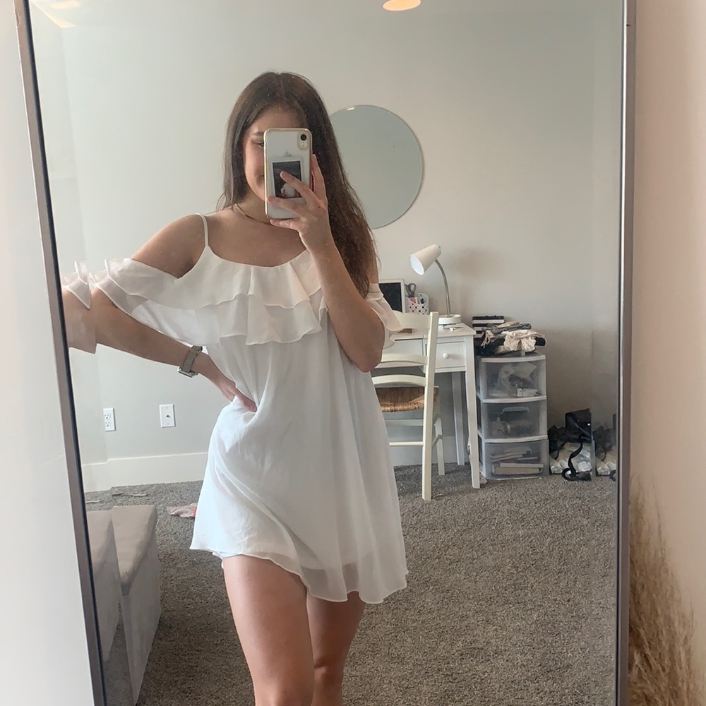 Lulus white dress